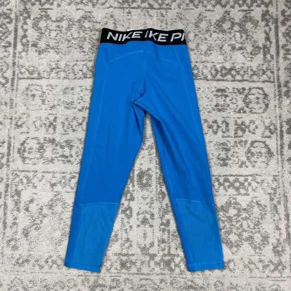 Nike Pro 365 Dri-Fit Leggings Women's Blue Mid Rise CZ9803-446 Size XS - Picture 5 of 6